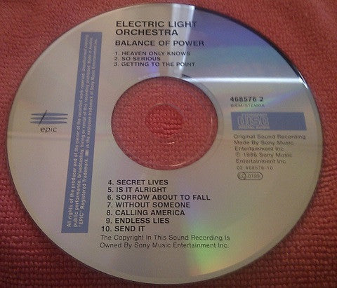 Electric Light Orchestra : Balance Of Power (CD, Album, RE)