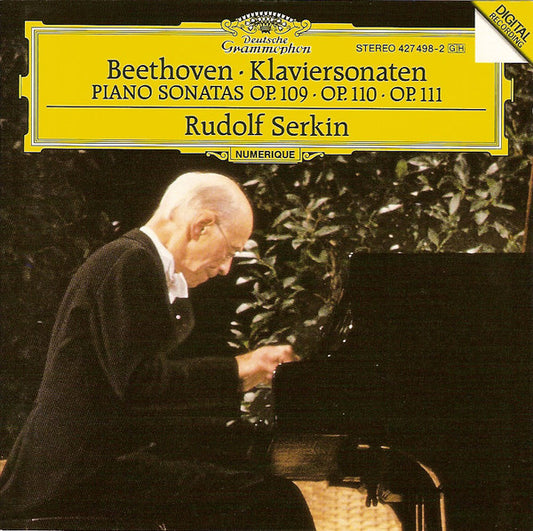 Ludwig van Beethoven, Rudolf Serkin : Klaviersonaten = Piano Sonatas Op. 109 • Op. 110 • Op. 111 (CD, RE)
