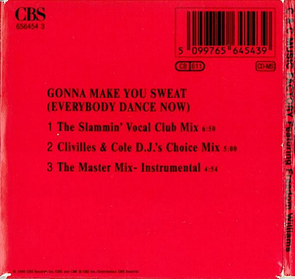 C + C Music Factory Featuring Freedom Williams : Gonna Make You Sweat (Everybody Dance Now) (CD, Mini, Maxi)