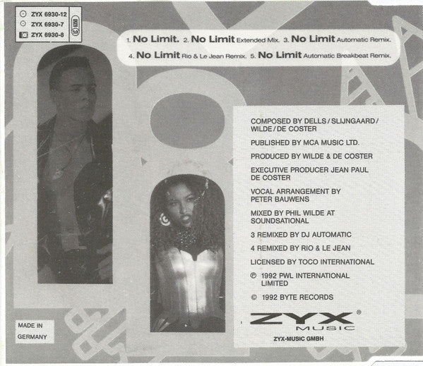 2 Unlimited : No Limit (CD, Maxi)