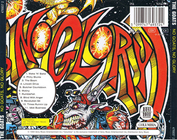 The Goats : No Goats, No Glory (CD, Album)
