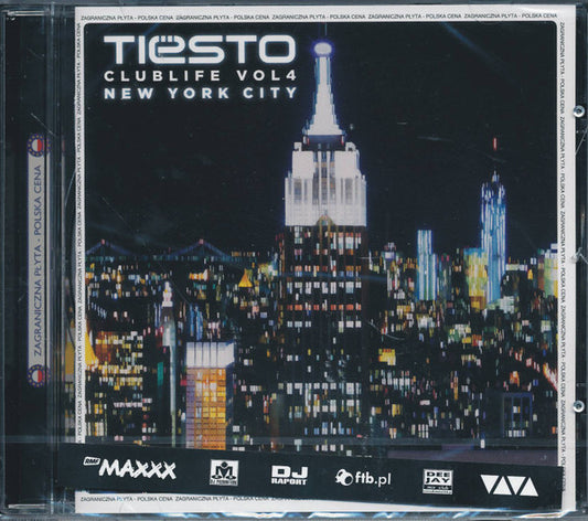 DJ Tiësto : Club Life Vol 4 New York City (CD, Comp, Mixed)