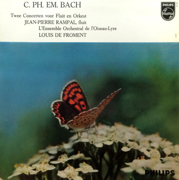Carl Philipp Emanuel Bach, Jean-Pierre Rampal, Louis De Froment : Twee Concerten voor Fluit En Orkest (LP, Album, Mono)
