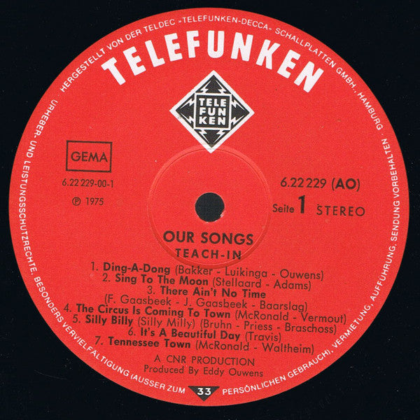 Teach-In : Our Songs (LP, Comp)
