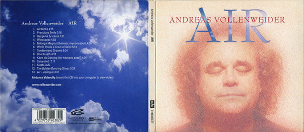 Andreas Vollenweider : Air (CD, Album, Enh, Dig)