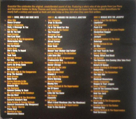 Various : Essential Ska - Original Ska Anthems (Box + 3xCD, Comp)