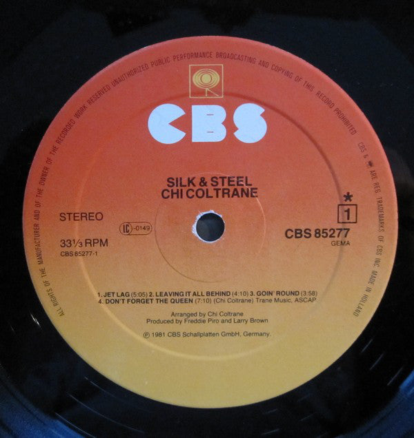 Chi Coltrane : Silk & Steel (LP, Album)