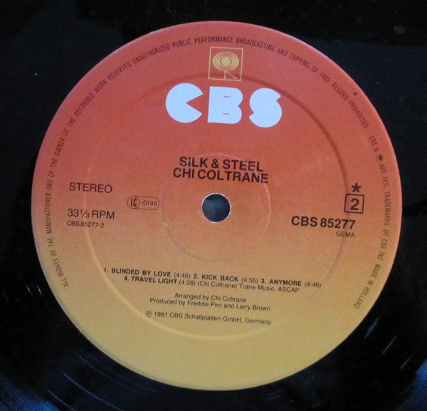 Chi Coltrane : Silk & Steel (LP, Album)
