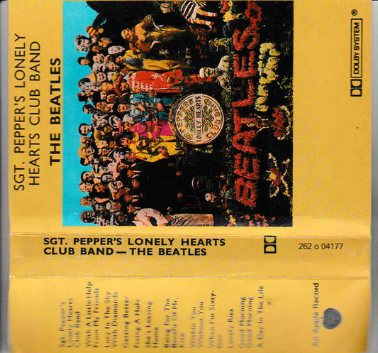 The Beatles : Sgt. Pepper's Lonely Hearts Club Band (Cass, Album, RE, Dol)
