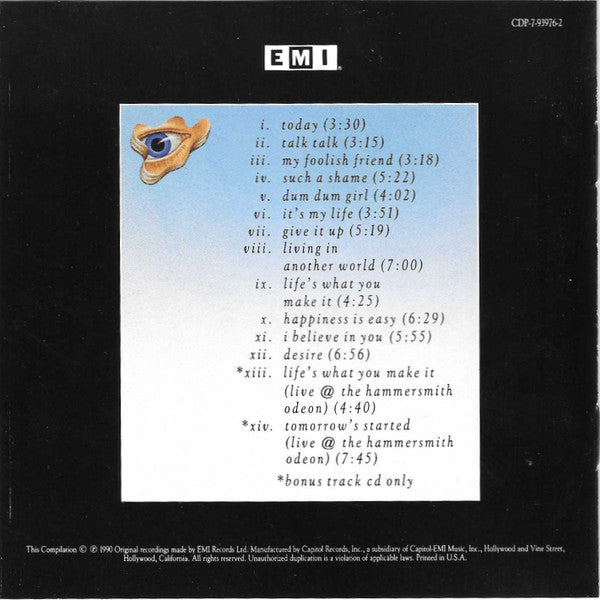 Talk Talk : Natural History (The Very Best Of Talk Talk) (CD, Comp, RE)