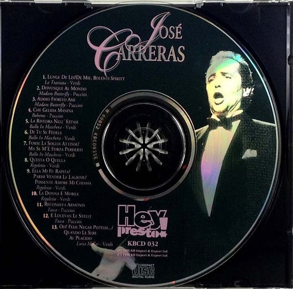 José Carreras : 13 Classic Opera Highlights (CD, Comp)