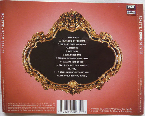 Roxette : Room Service (CD, Album)