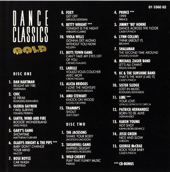 Various : Dance Classics Gold (2xCD, Comp, Gol)