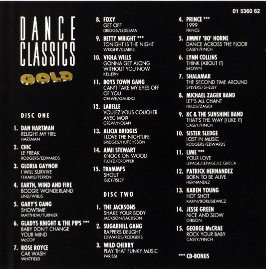 Various : Dance Classics Gold (2xCD, Comp, Gol)