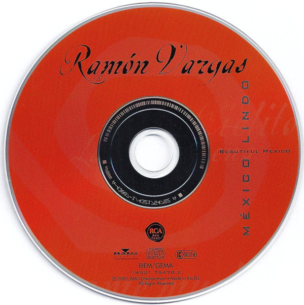 Ramón Vargas : México Lindo = Beautiful Mexico (CD, Album)