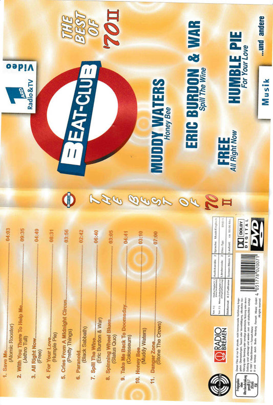Various : Beat-Club - The Best Of '70 II (DVD-V, Comp, Mono, Multichannel, PAL, Dol)