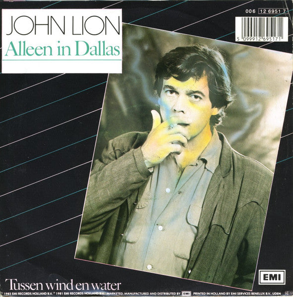 Johnny Lion : Alleen In Dallas (7", Single, RE)
