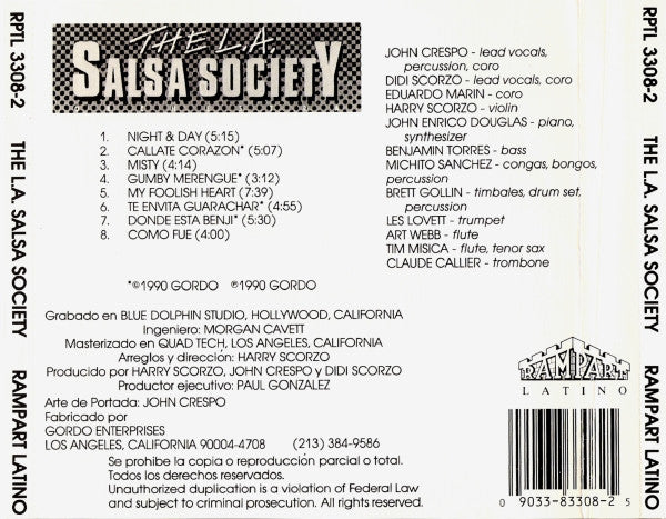 The L.A. Salsa Society : Night & Day (CD, Album)