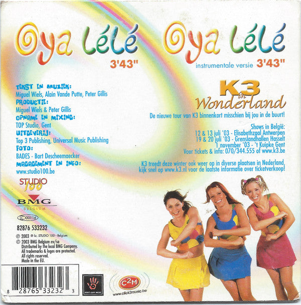 K3 : Oya Lélé (CD, Single)