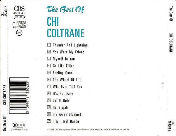 Chi Coltrane : The Best Of Chi Coltrane (CD, Comp)