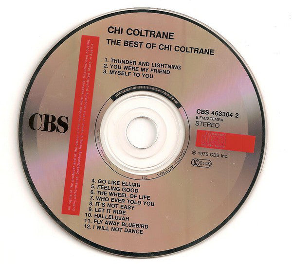 Chi Coltrane : The Best Of Chi Coltrane (CD, Comp)