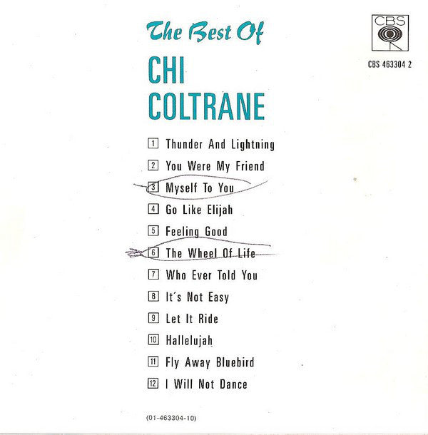 Chi Coltrane : The Best Of Chi Coltrane (CD, Comp)