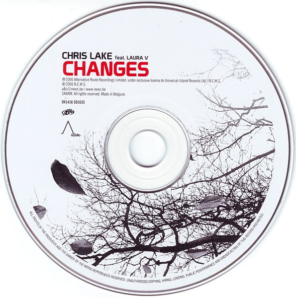 Chris Lake Feat. Laura V : Changes (CD, Maxi)