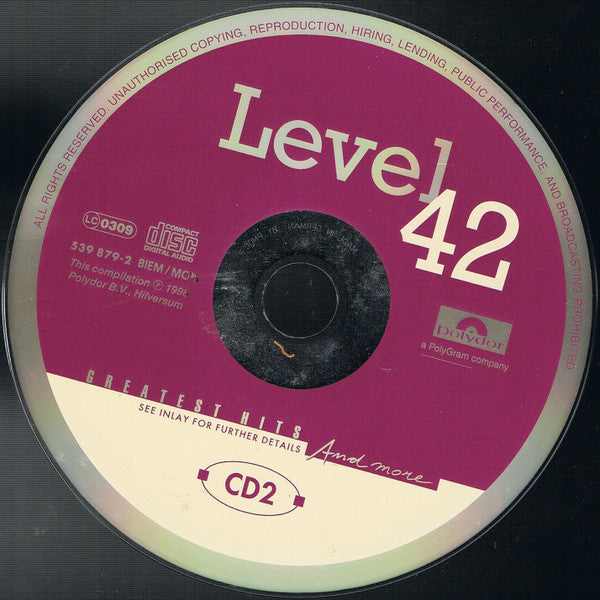 Level 42 : Greatest Hits And More (2xCD, Comp)