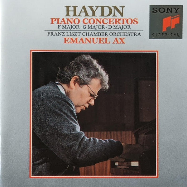 Joseph Haydn - Emanuel Ax - Liszt Ferenc Chamber Orchestra : Piano Concertos / F Major - G Major - D Major (CD)