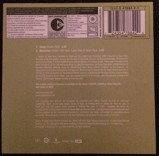 Beenie Man : Dude (CD, Single)