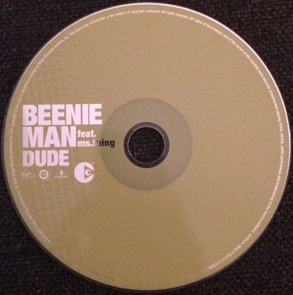 Beenie Man : Dude (CD, Single)