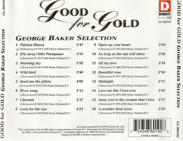 George Baker Selection : Good For Gold (CD, Comp)