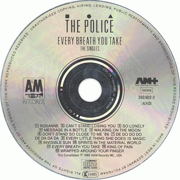 The Police : Every Breath You Take (The Singles) (CD, Comp)