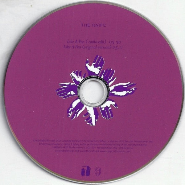 The Knife : Like A Pen (CD, Single, Promo)