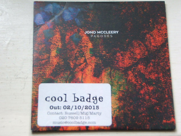Jono McCleery : Pagodes (CD, Album, Promo)