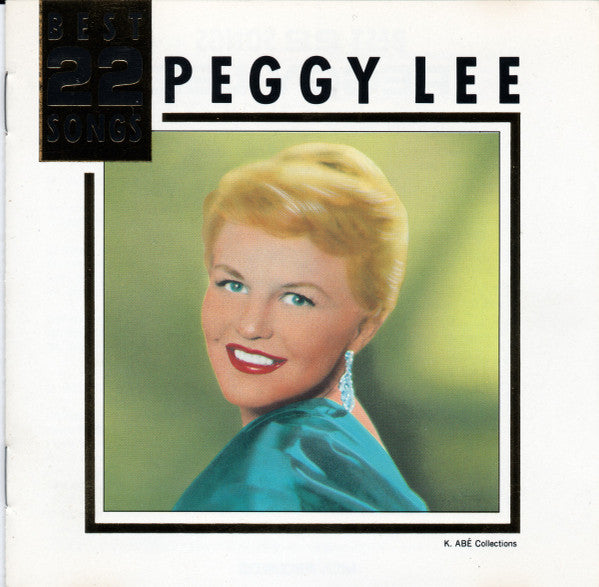 Peggy Lee : Best 22 Songs (CD, Album, Comp, Mono)