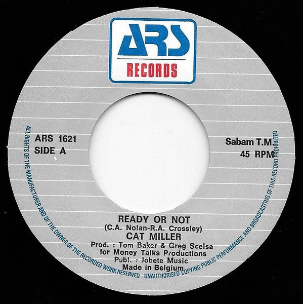 Cat Miller : Ready Or Not (7", Single)