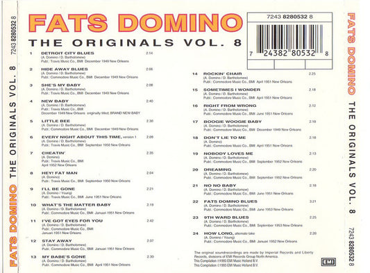 Fats Domino : The Originals Vol. 8 (CD, Comp)