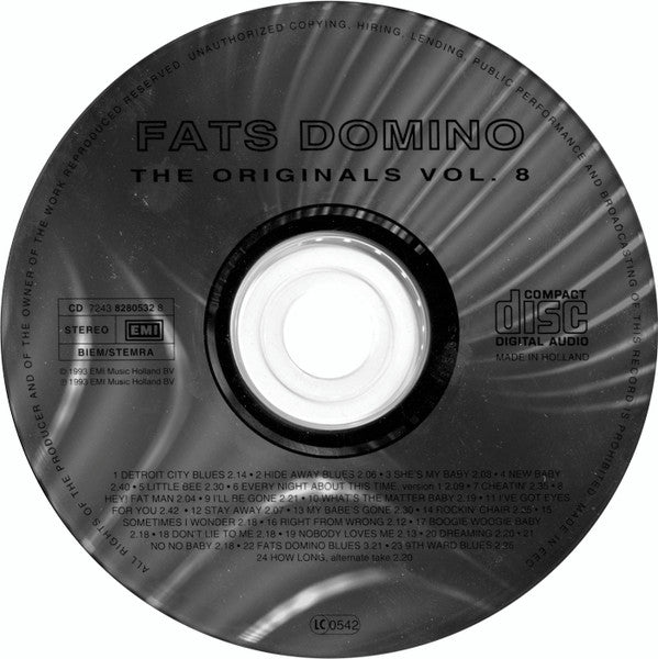 Fats Domino : The Originals Vol. 8 (CD, Comp)
