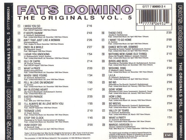 Fats Domino : The Originals Vol. 5 (CD, Comp)