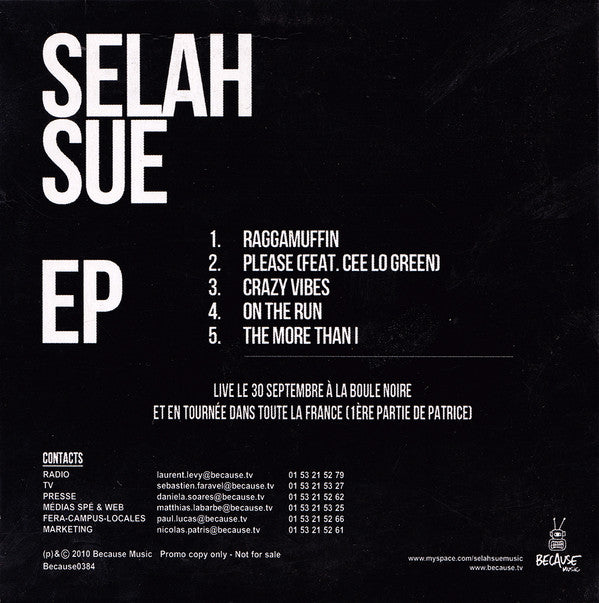 Selah Sue : Raggamuffin (CDr, EP, Promo)