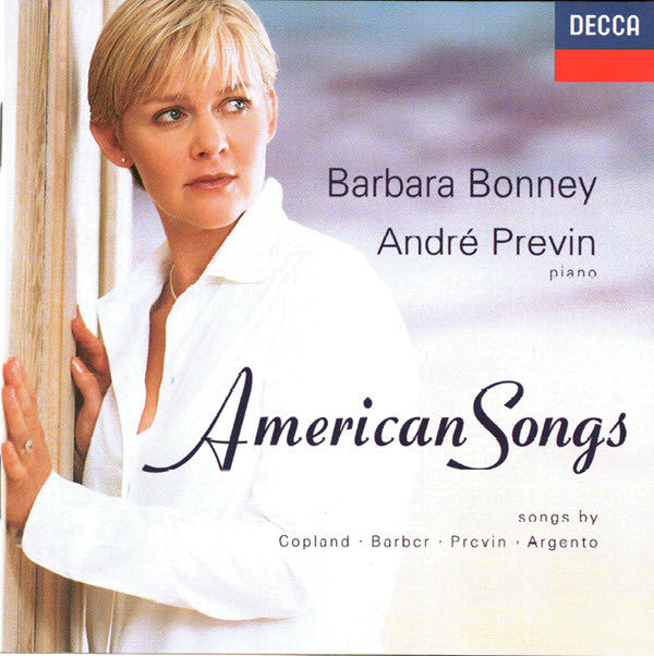 Aaron Copland / Samuel Barber / André Previn / Dominick Argento, Barbara Bonney, André Previn : American Songs (CD, Album)