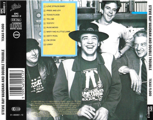 Stevie Ray Vaughan & Double Trouble : Texas Flood (CD, Album, RE)