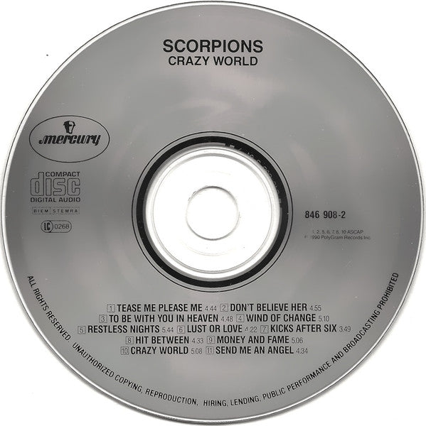 Scorpions : Crazy World (CD, Album)