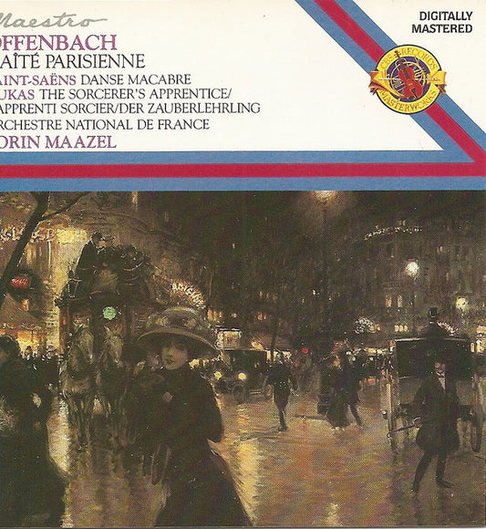 Jacques Offenbach, Camille Saint-Saëns, Paul Dukas, Orchestre National De France, Lorin Maazel : Gaîté Parisienne / Danse Macabre / The Sorcerer's Apprentice (CD)