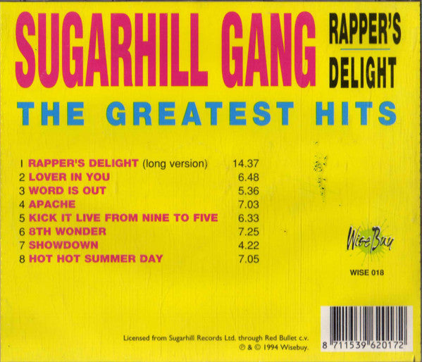 Sugarhill Gang : Rapper's Delight - The Greatest Hits (CD, Comp)