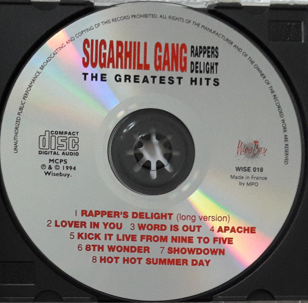 Sugarhill Gang : Rapper's Delight - The Greatest Hits (CD, Comp)
