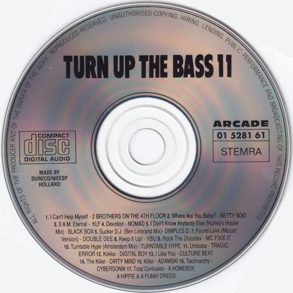 Various : Turn Up The Bass Volume 11 (CD, Comp)