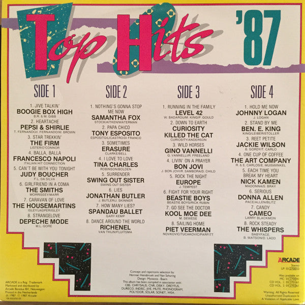 Various : Top Hits '87 (2xLP, Comp)