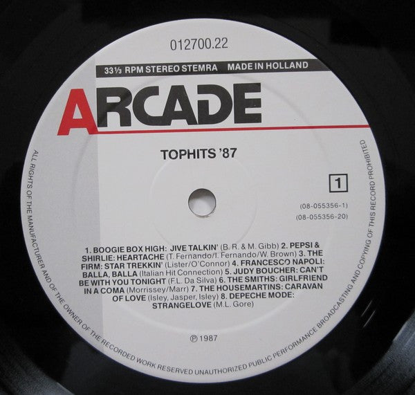 Various : Top Hits '87 (2xLP, Comp)